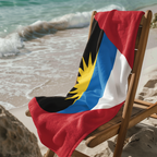 Antigua & Barbuda Flag Beach Towel - Irie Blues Boutique