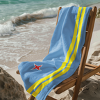 Aruba Flag Beach Towel - Irie Blues Boutique