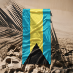 Bahamas Flag Beach Towel - Irie Blues Boutique