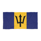 Barbados Flag Beach Towel - Irie Blues Boutique