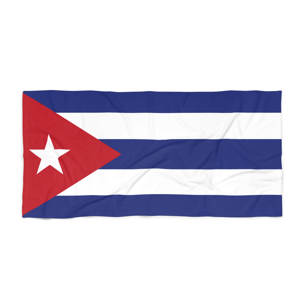Cuba Flag Beach Towel - Irie Blues Boutique