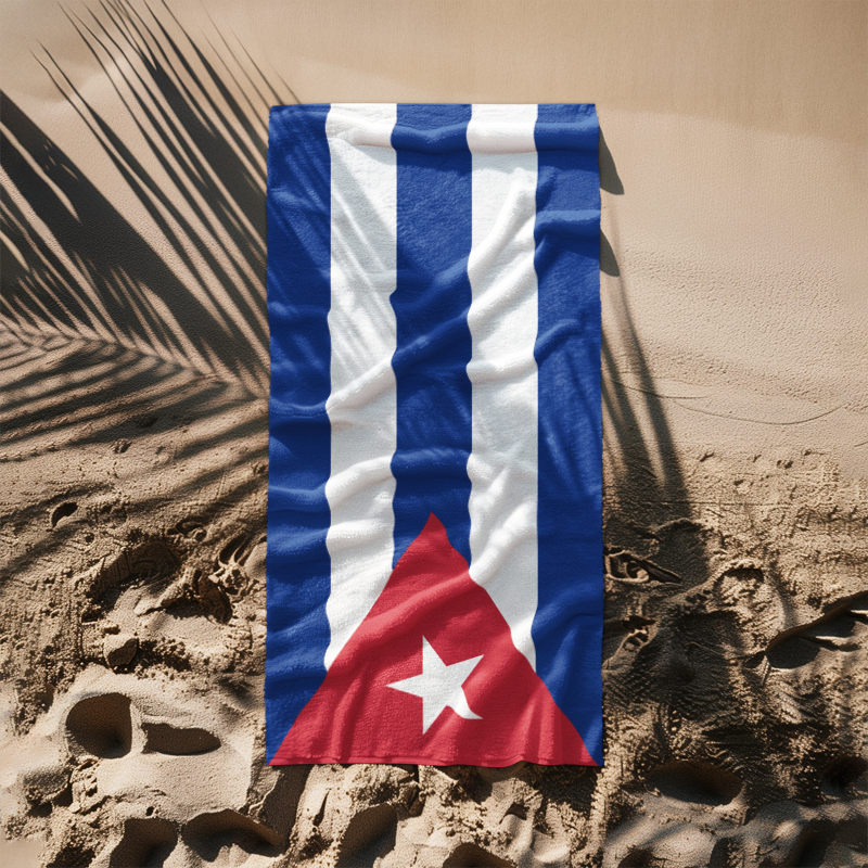 Cuba Flag Beach Towel - Irie Blues Boutique