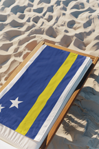 Curacao Flag Beach Towel - Irie Blues Boutique
