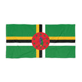 Dominica Flag Beach Towel - Irie Blues Boutique