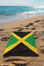 Jamaica Flag Beach Towel - Irie Blues Boutique
