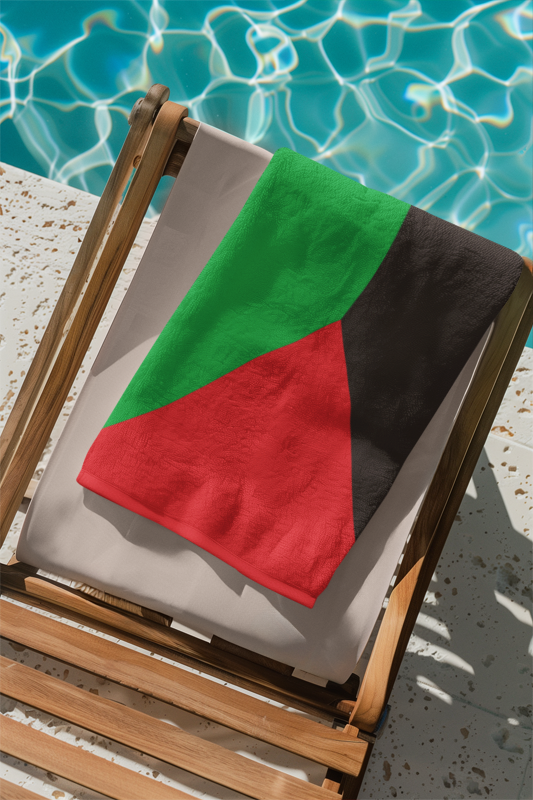 Martinique Flag Beach Towel - Irie Blues Boutique