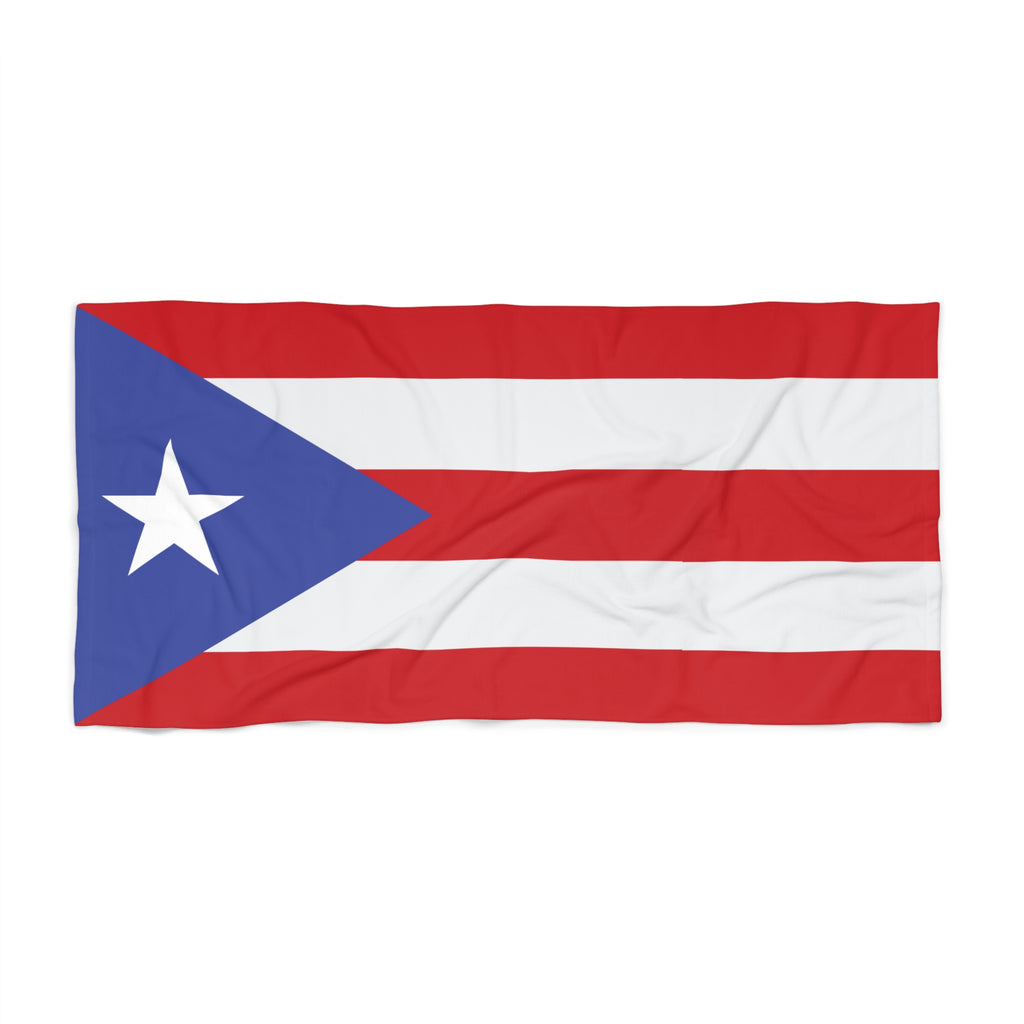 Puerto Rico Flag Beach Towel - Irie Blues Boutique