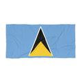 St. Lucia Flag Beach Towel - Irie Blues Boutique