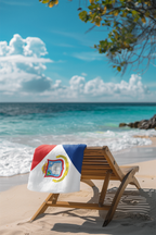 St Maarten Flag Beach Towel - Irie Blues Boutique