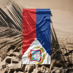 St Maarten Flag Beach Towel - Irie Blues Boutique