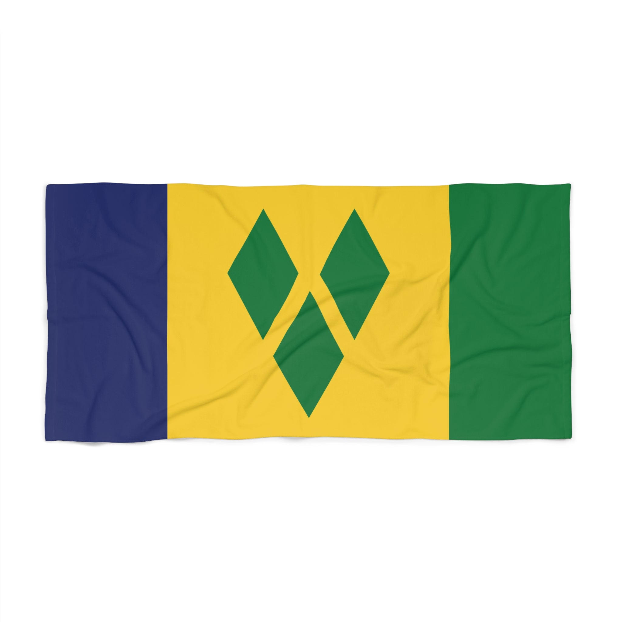 St. Vincent & The Grenadines Flag Beach Towel - Irie Blues Boutique