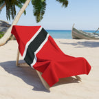 Trinidad and Tobago Flag Beach Towel - Irie Blues Boutique