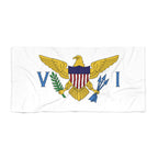 U.S. Virgin Islands Flag Beach Towel - Irie Blues Boutique