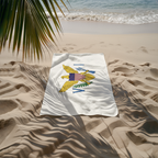 U.S. Virgin Islands Flag Beach Towel - Irie Blues Boutique