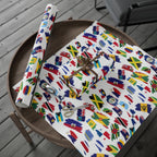 Caribbean Islands Flags Wrapping Paper - Irie Blues Boutique