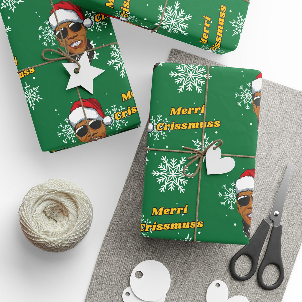Vybz Kartel Christmas Gift Wrap - Irie Blues Boutique
