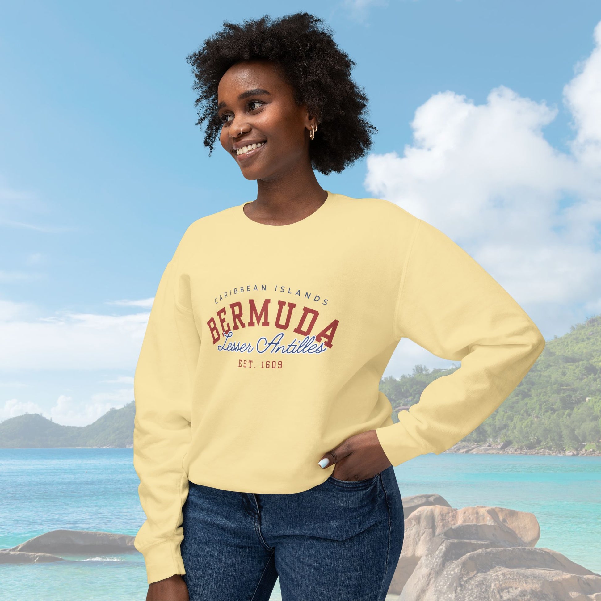 Bermuda Vintage Sweatshirt - Irie Blues Boutique