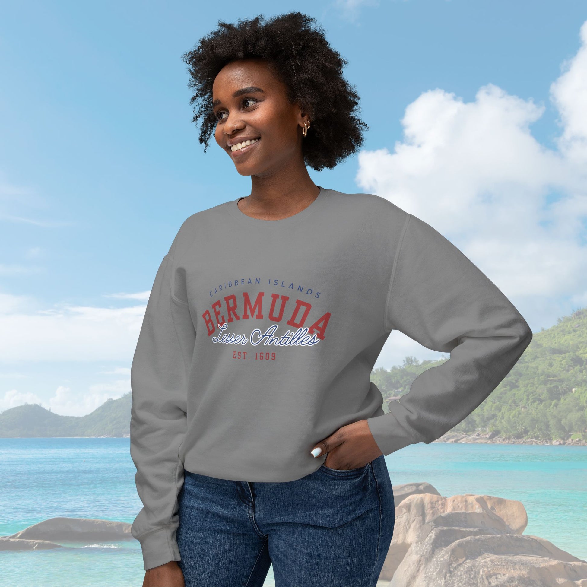 Bermuda Vintage Sweatshirt - Irie Blues Boutique