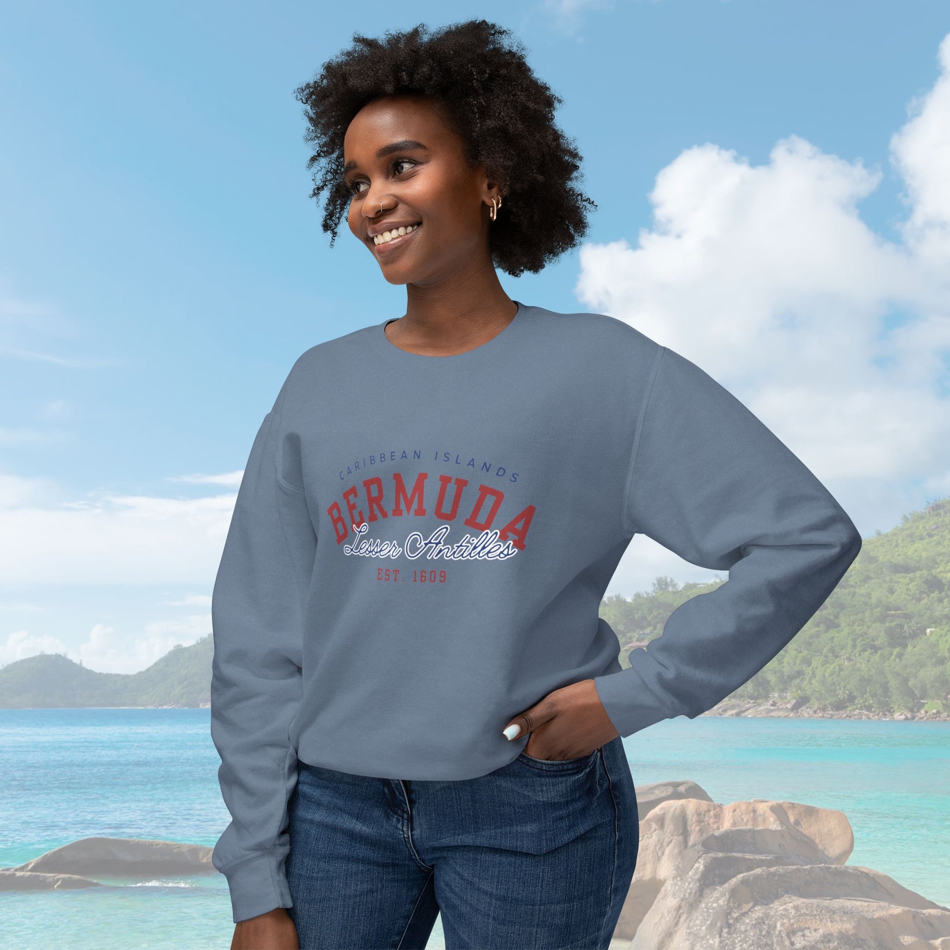 Bermuda Vintage Sweatshirt - Irie Blues Boutique