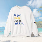 Bajan Girls Run It, Ask Riri Sweatshirt - Irie Blues Boutique