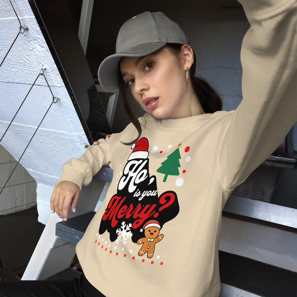 Ho Is You Merry? Crewneck Sweatshirt - Irie Blues Boutique