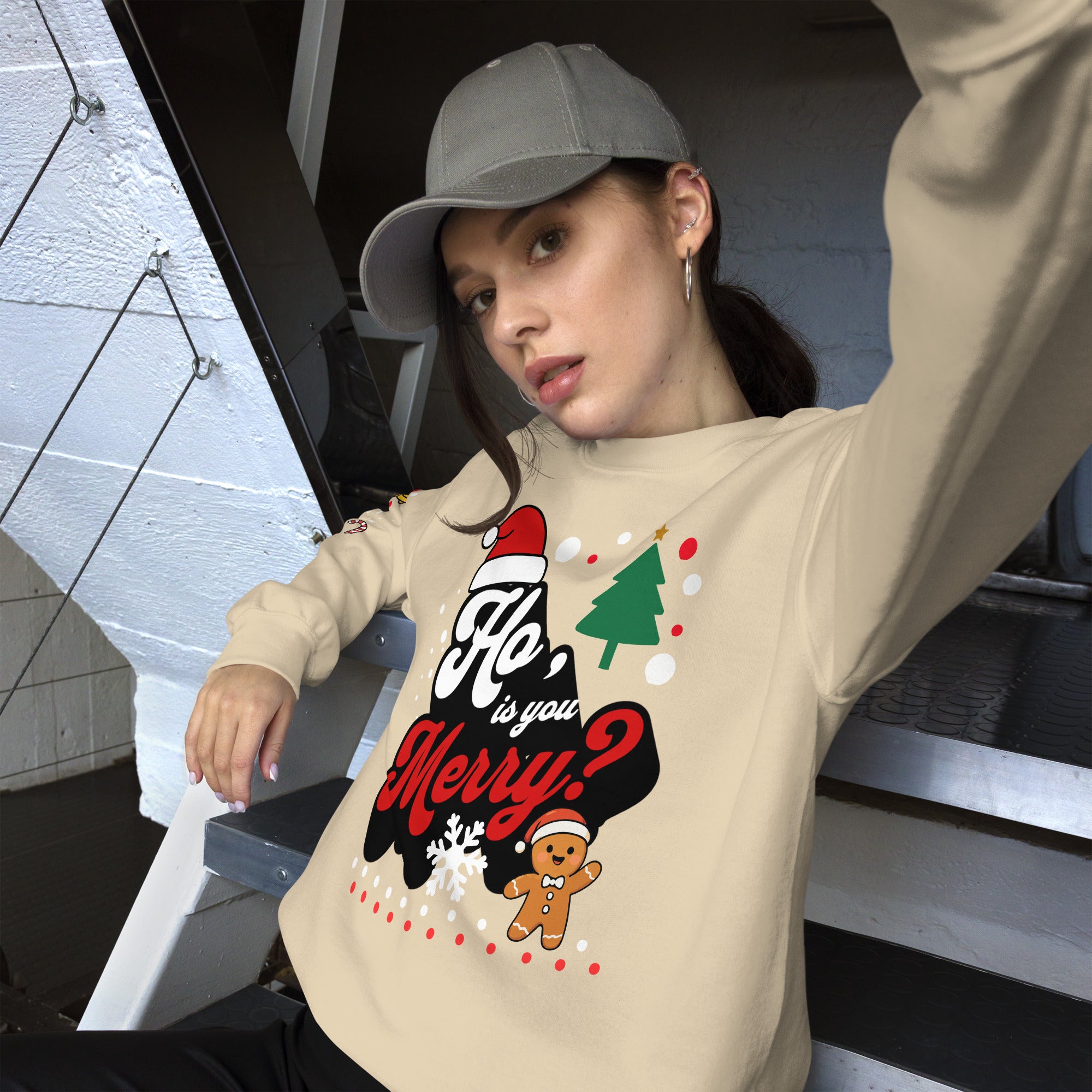 Ho Is You Merry? Crewneck Sweatshirt - Irie Blues Boutique