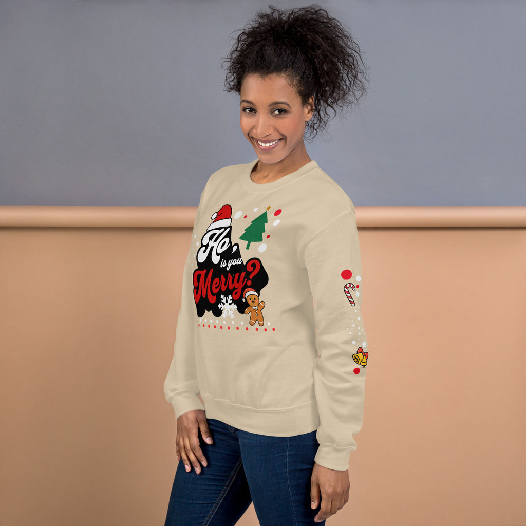 Ho Is You Merry? Crewneck Sweatshirt - Irie Blues Boutique