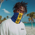 Barbados Flag Lightweight Neck Gaiter - Irie Blues Boutique