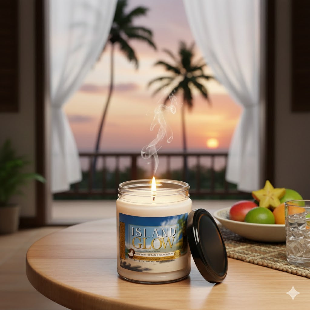 Island Glow Scented Soy Candle - Irie Blues Boutique