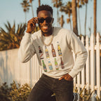 Vintage Retro Caribbean Beer Bottles Unisex Sweatshirt - Irie Blues Boutique
