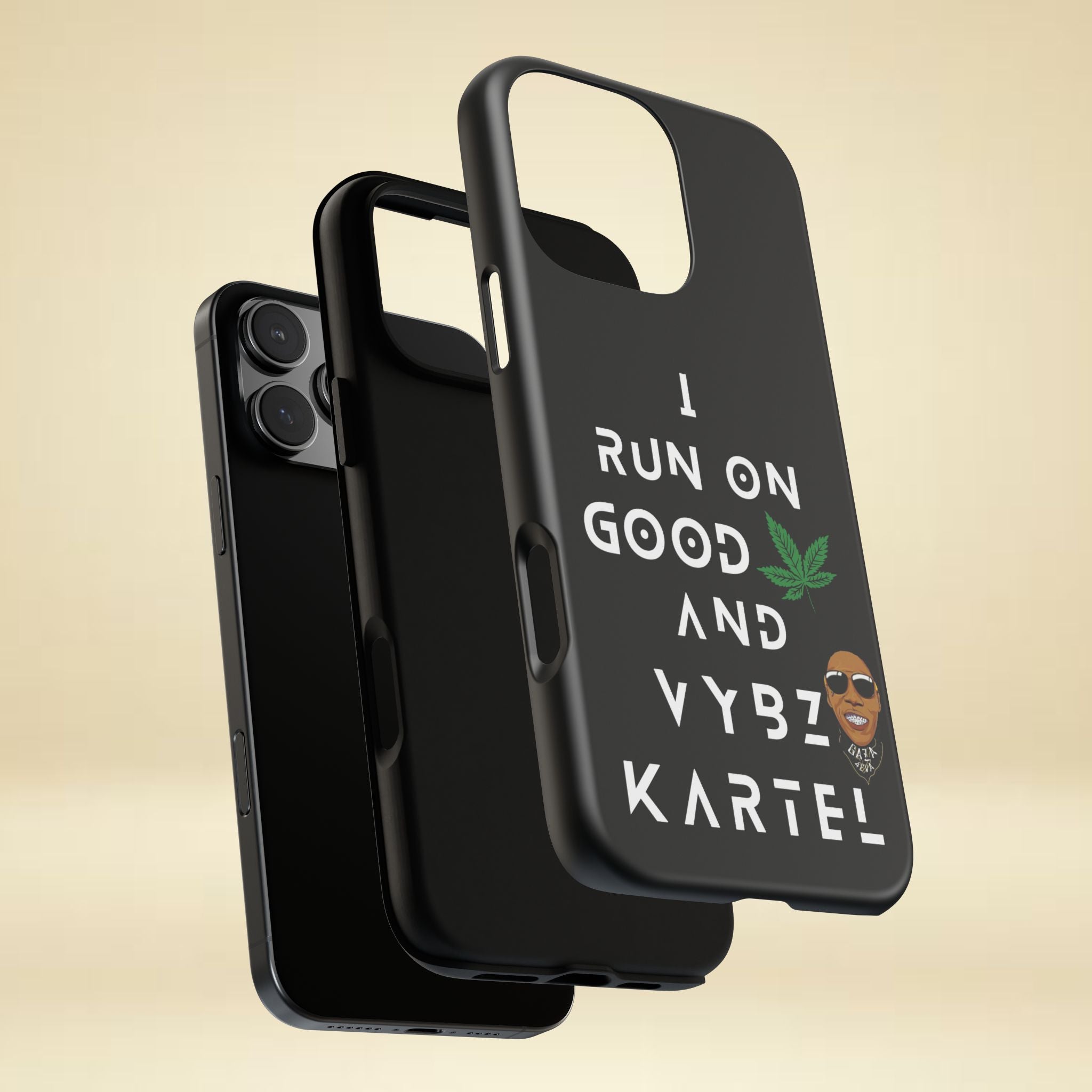 Vybz Kartel & Good Weed Tough Phone Case - Irie Blues Boutique