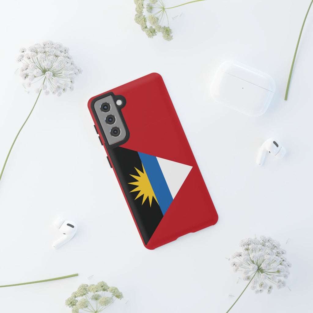 Antigua and Barbuda Flag Tough Phone Case - Irie Blues Boutique