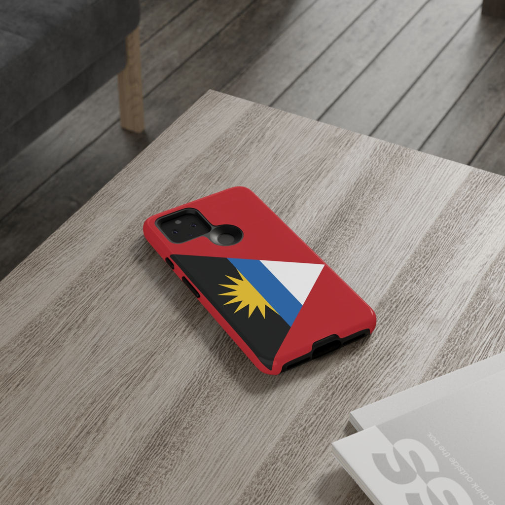 Antigua and Barbuda Flag Tough Phone Case - Irie Blues Boutique