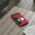 Antigua and Barbuda Flag Tough Phone Case - Irie Blues Boutique