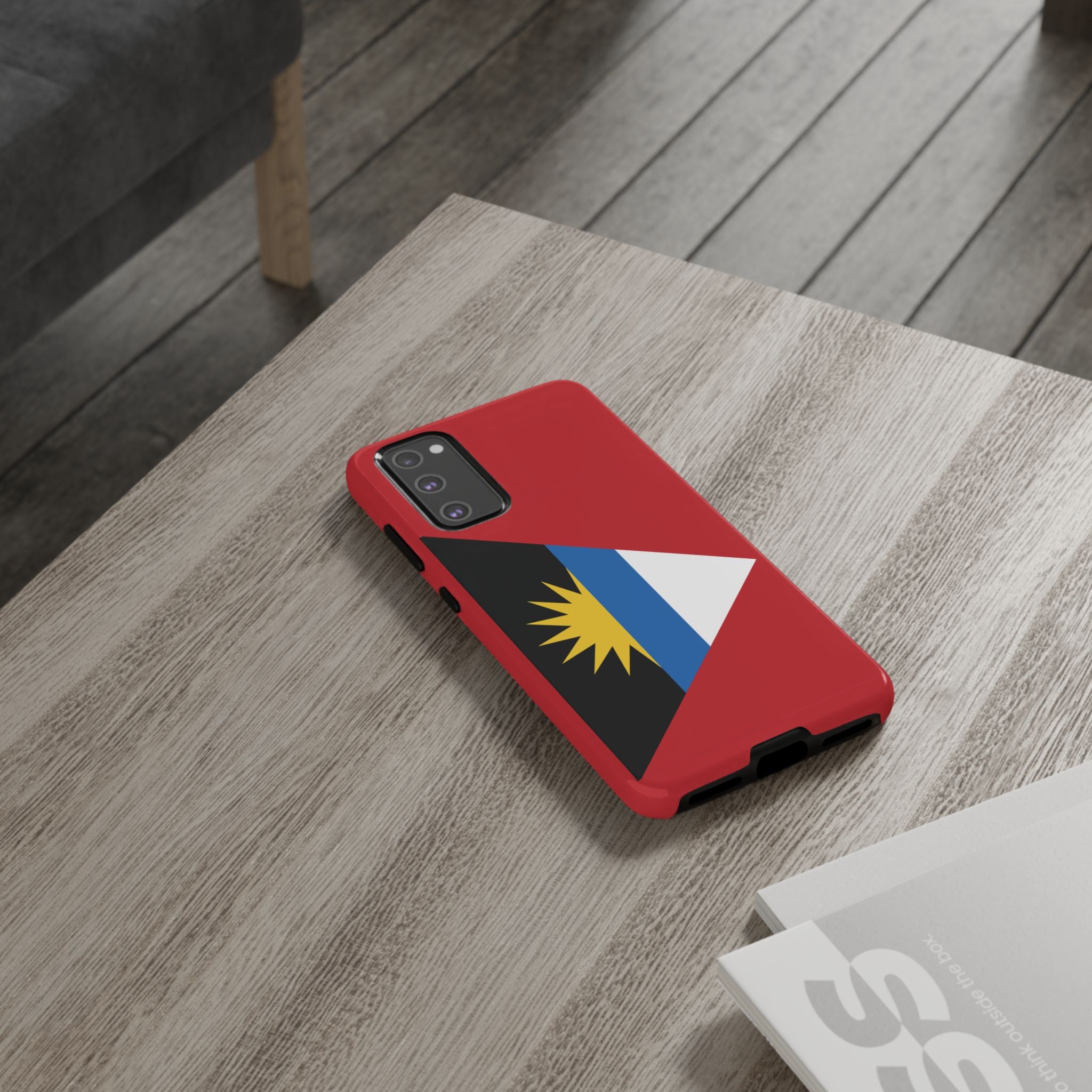 Antigua and Barbuda Flag Tough Phone Case - Irie Blues Boutique