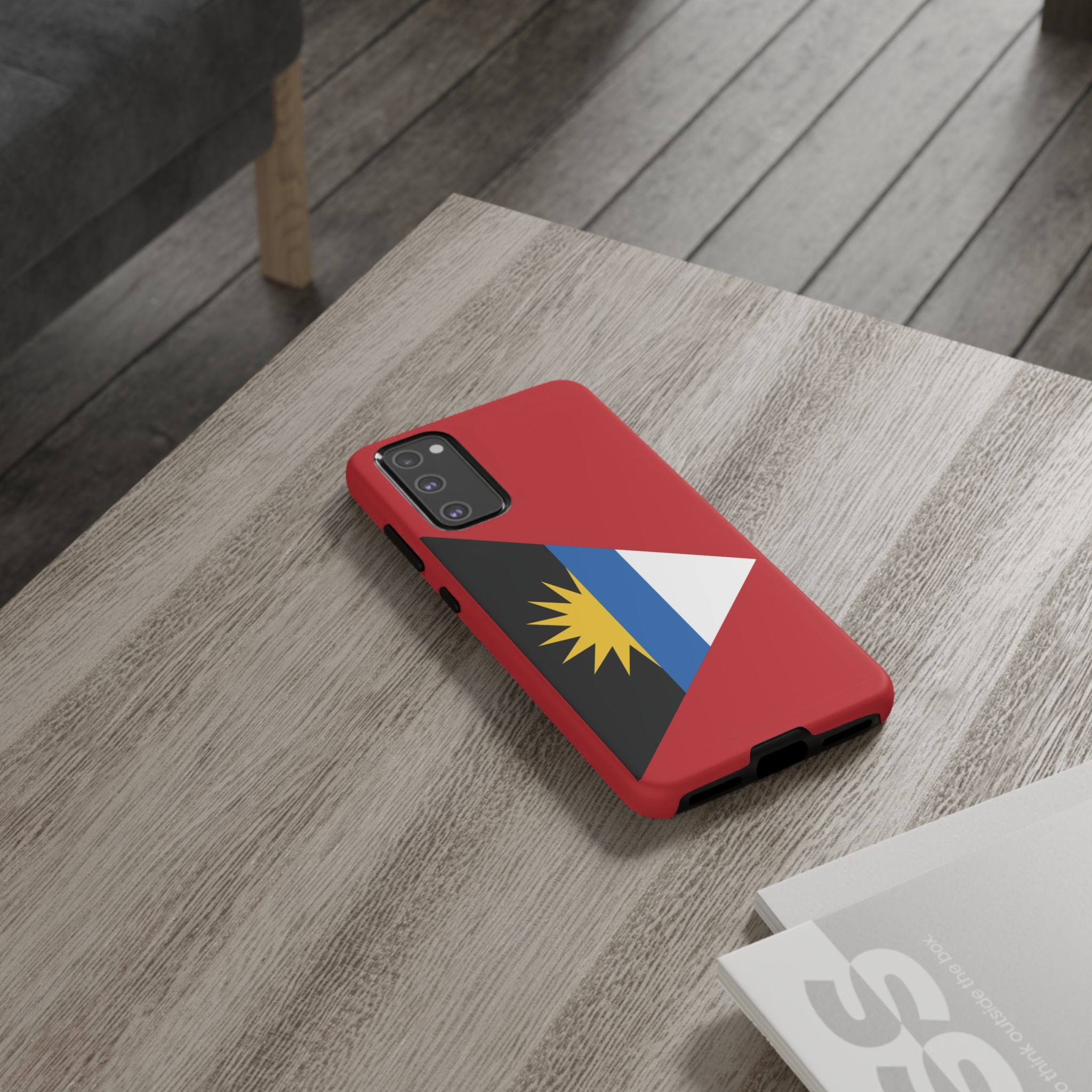 Antigua and Barbuda Flag Tough Phone Case - Irie Blues Boutique