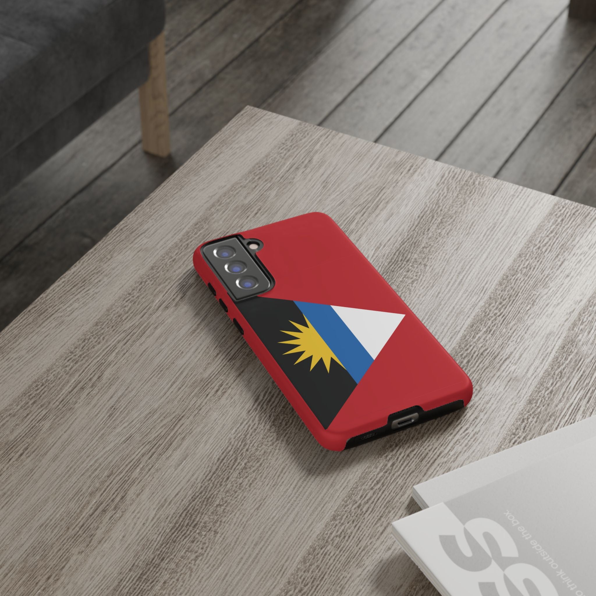 Antigua and Barbuda Flag Tough Phone Case - Irie Blues Boutique