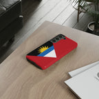 Antigua and Barbuda Flag Tough Phone Case - Irie Blues Boutique