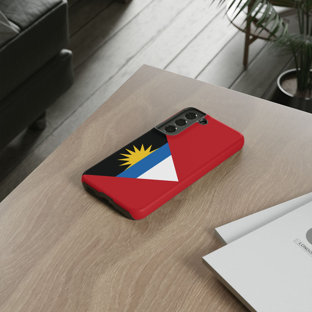 Antigua and Barbuda Flag Tough Phone Case - Irie Blues Boutique