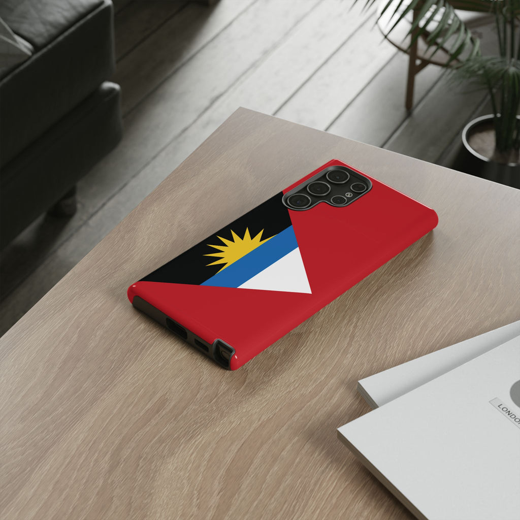 Antigua and Barbuda Flag Tough Phone Case - Irie Blues Boutique