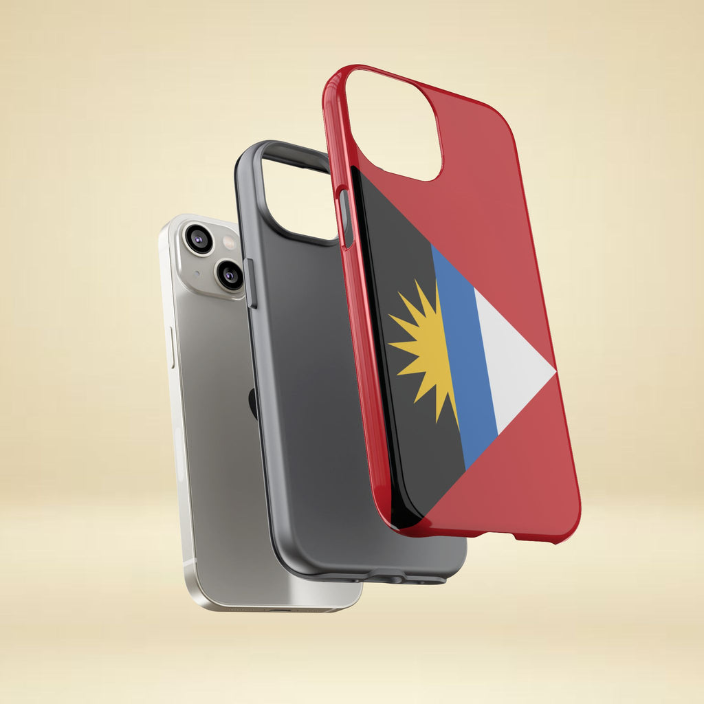 Antigua and Barbuda Flag Tough Phone Case - Irie Blues Boutique
