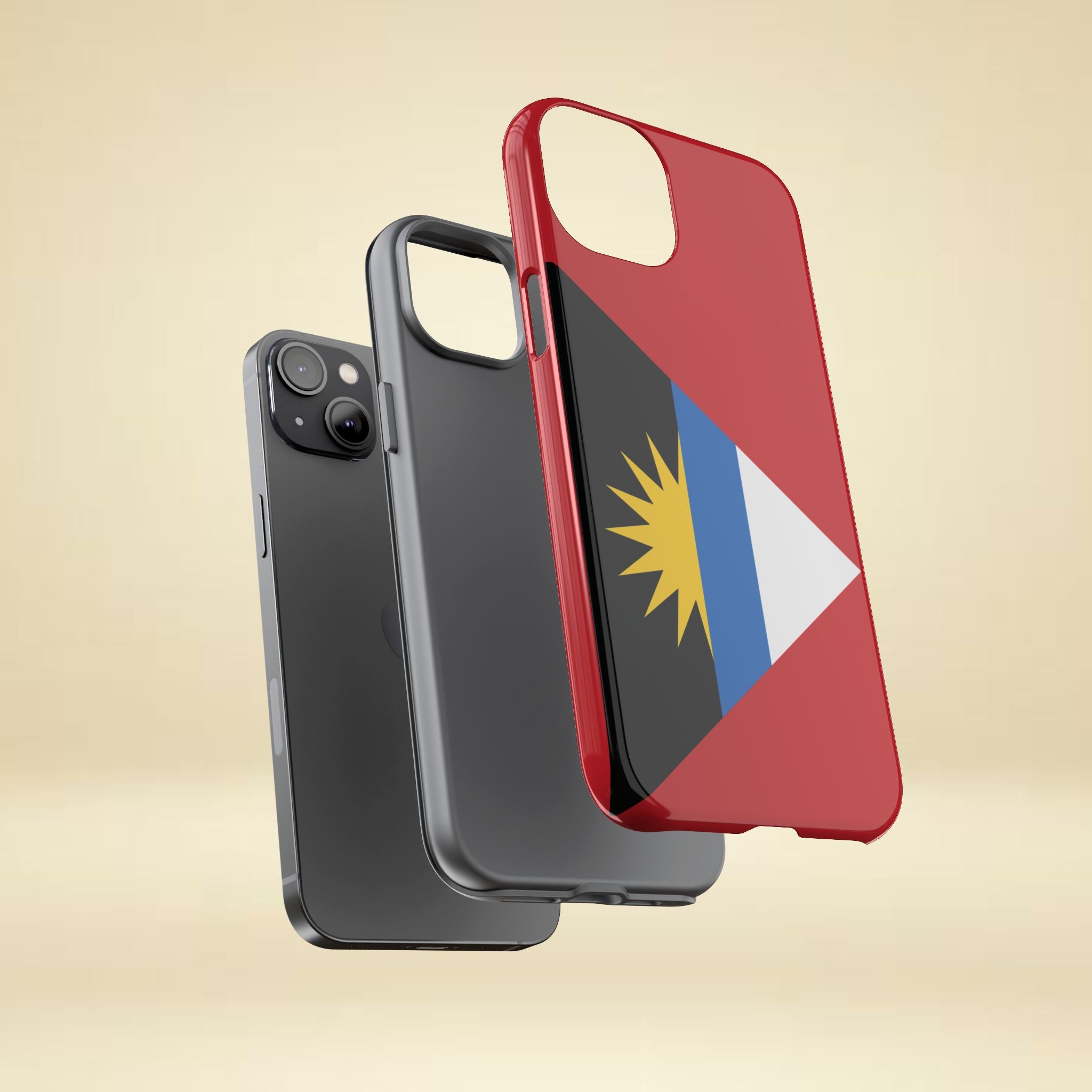 Antigua and Barbuda Flag Tough Phone Case - Irie Blues Boutique
