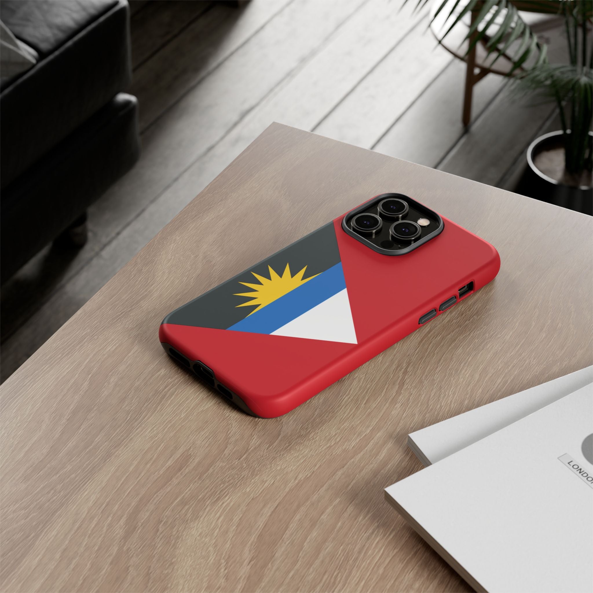 Antigua and Barbuda Flag Tough Phone Case - Irie Blues Boutique