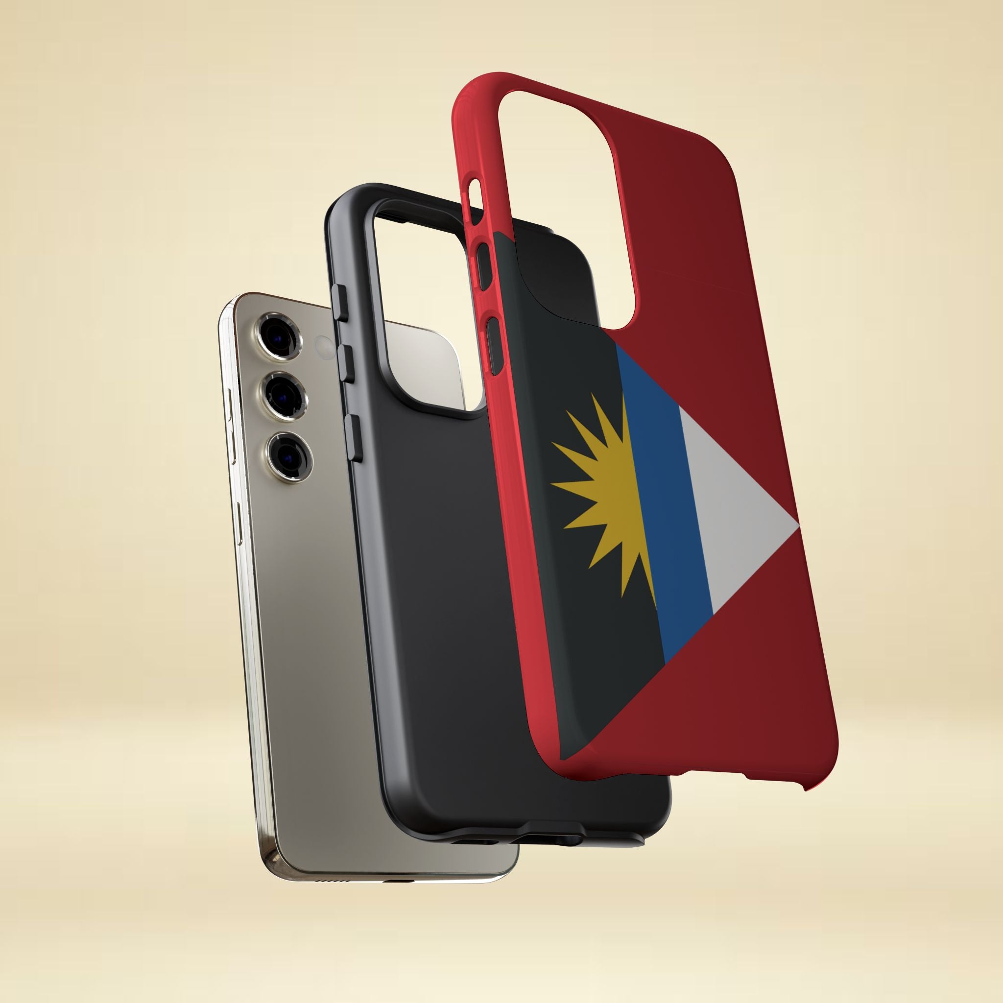 Antigua and Barbuda Flag Tough Phone Case - Irie Blues Boutique