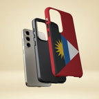 Antigua and Barbuda Flag Tough Phone Case - Irie Blues Boutique