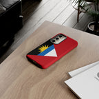 Antigua and Barbuda Flag Tough Phone Case - Irie Blues Boutique