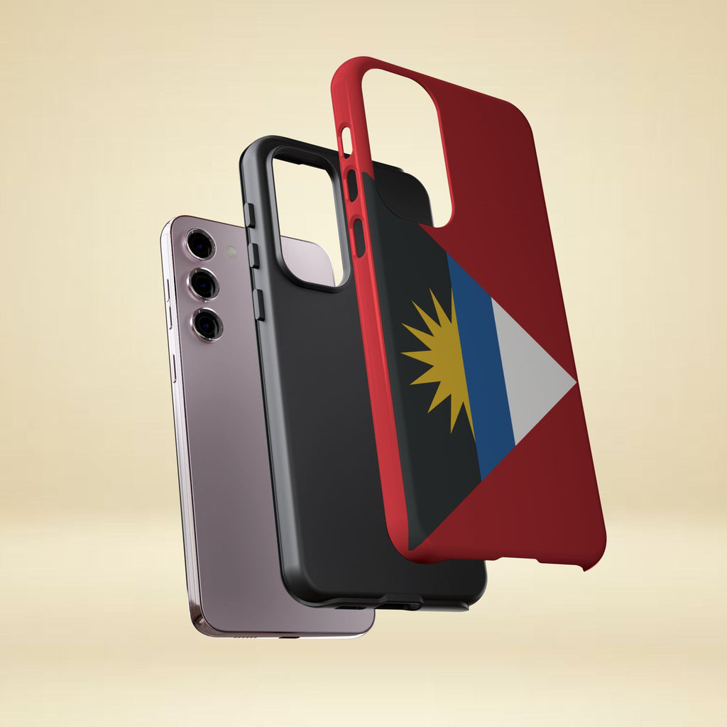 Antigua and Barbuda Flag Tough Phone Case - Irie Blues Boutique
