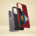 Antigua and Barbuda Flag Tough Phone Case - Irie Blues Boutique