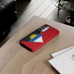 Antigua and Barbuda Flag Tough Phone Case - Irie Blues Boutique