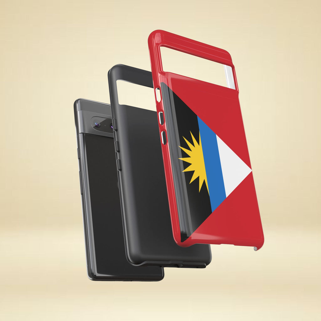 Antigua and Barbuda Flag Tough Phone Case - Irie Blues Boutique